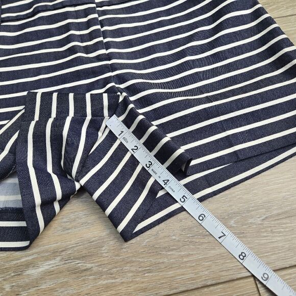 New  LOFT The Riviera Short striped shorts navy white nwt size 4 shorts - Picture 5 of 12